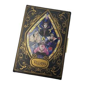 Disney Villains Book Clutch Bag Black Faux Leather Shoulder Bag Crossbody Purse